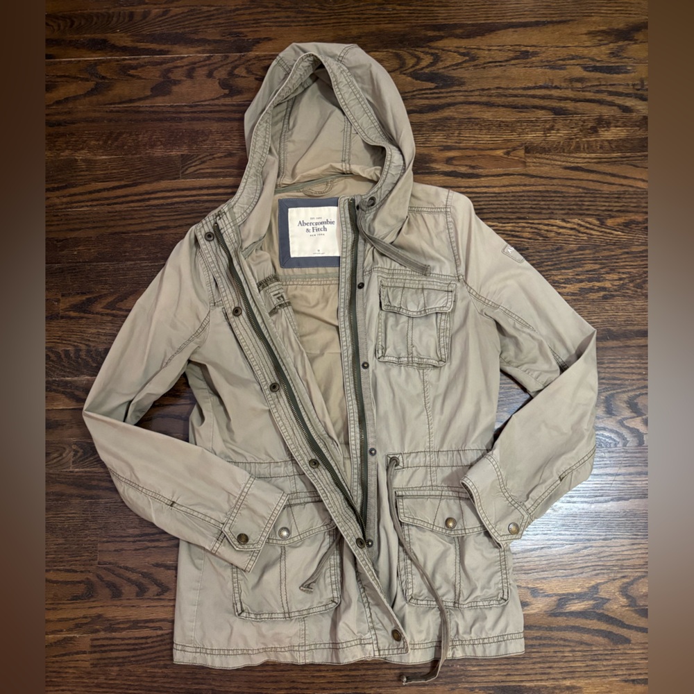 Abercrombie & Fitch Green Jacket mid 2000s